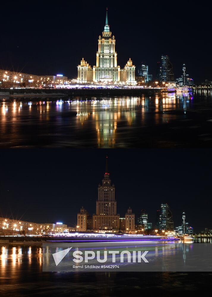 Earth Hour 2018 in Russia