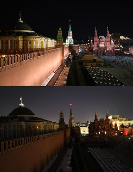 Earth Hour 2018 in Russia