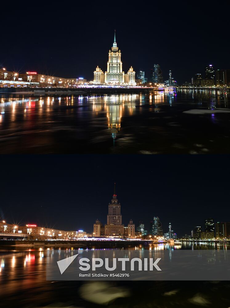 Earth Hour 2018 in Russia
