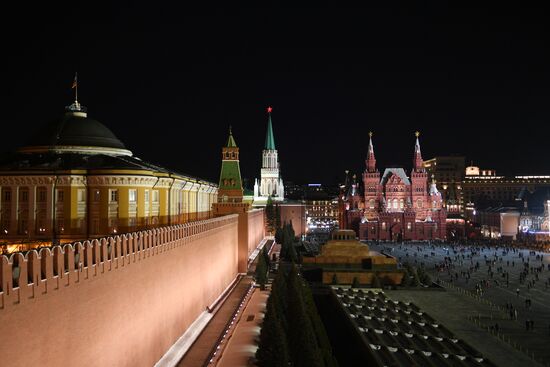 Earth Hour 2018 in Russia