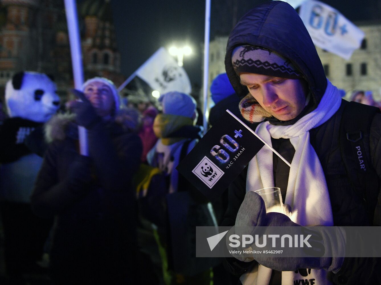 Earth Hour 2018 in Russia