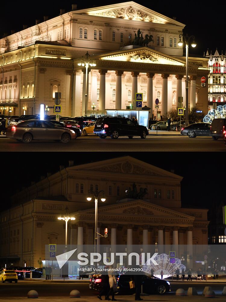Earth Hour 2018 in Russia