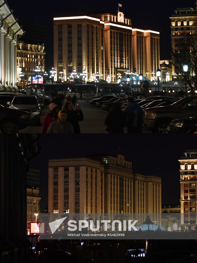Earth Hour 2018 in Russia