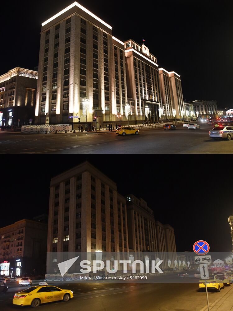 Earth Hour 2018 in Russia