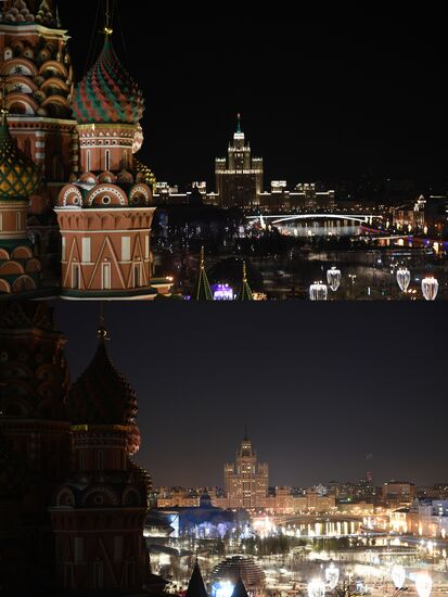 Earth Hour 2018 in Russia