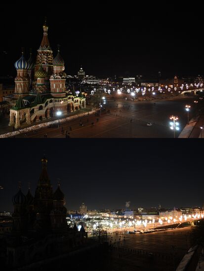 Earth Hour 2018 in Russia