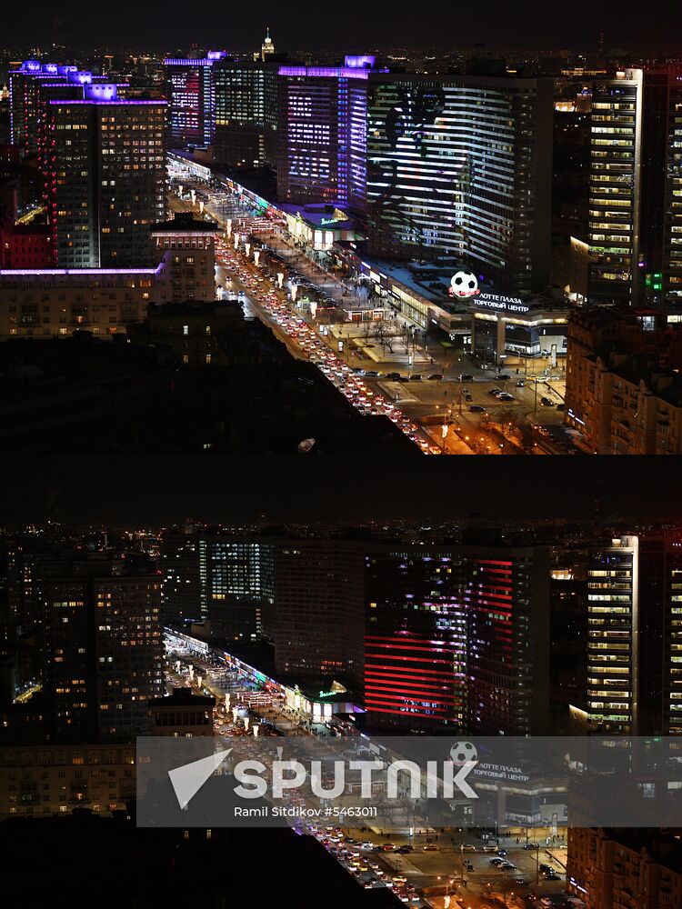 Earth Hour 2018 in Russia