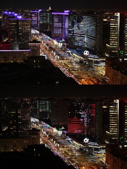 Earth Hour 2018 in Russia