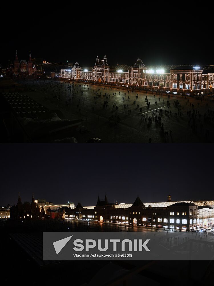 Earth Hour 2018 in Russia