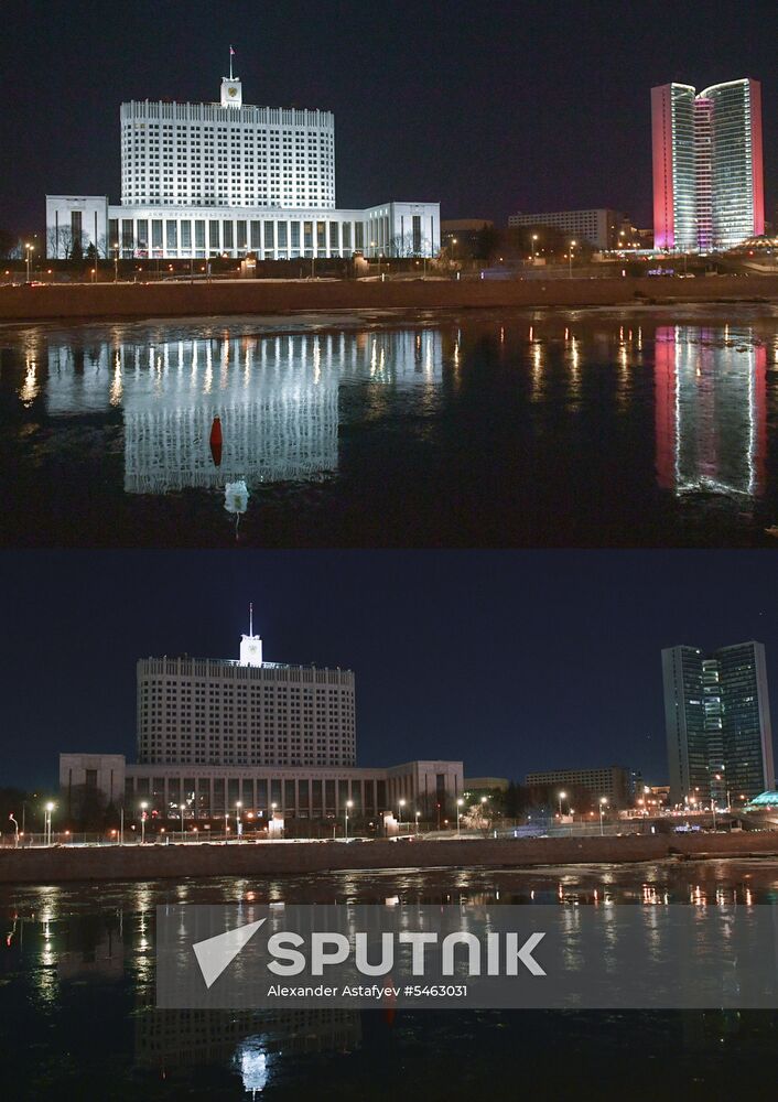 Earth Hour 2018 in Russia