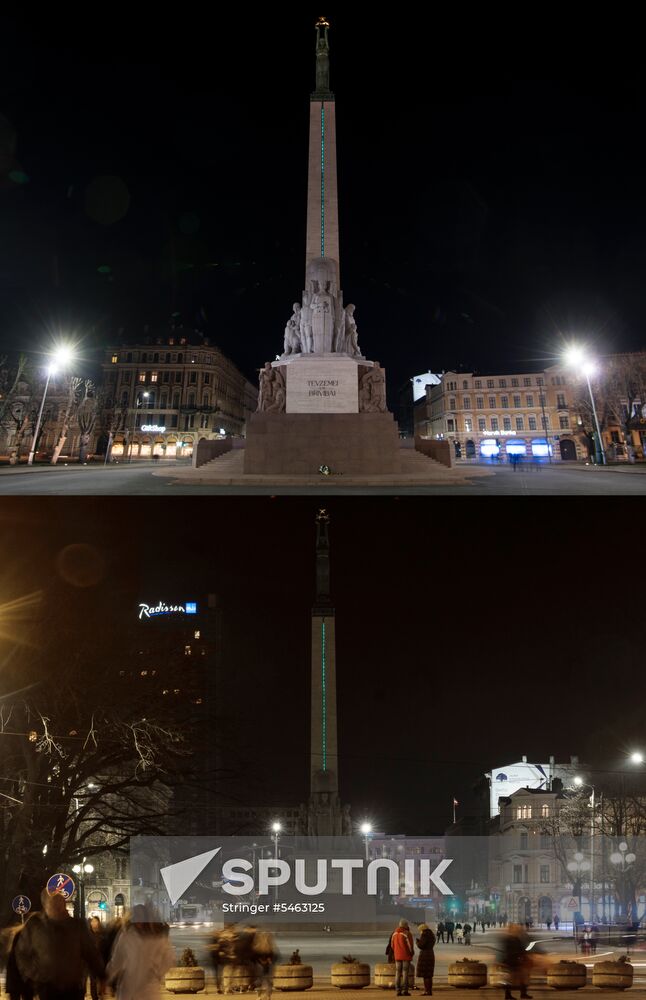 Earth Hour 2018 abroad