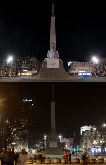 Earth Hour 2018 abroad