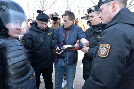 Freedom Day event in Belarus