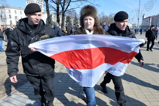 Freedom Day event in Belarus