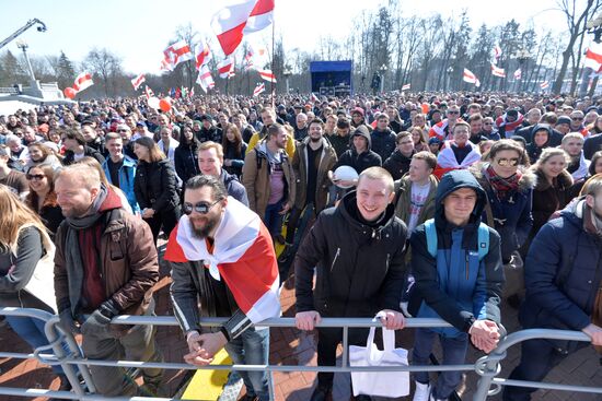 Freedom Day event in Belarus