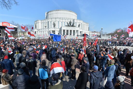 Freedom Day event in Belarus