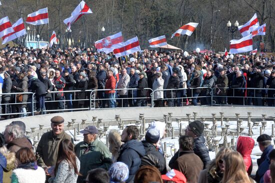 Freedom Day event in Belarus