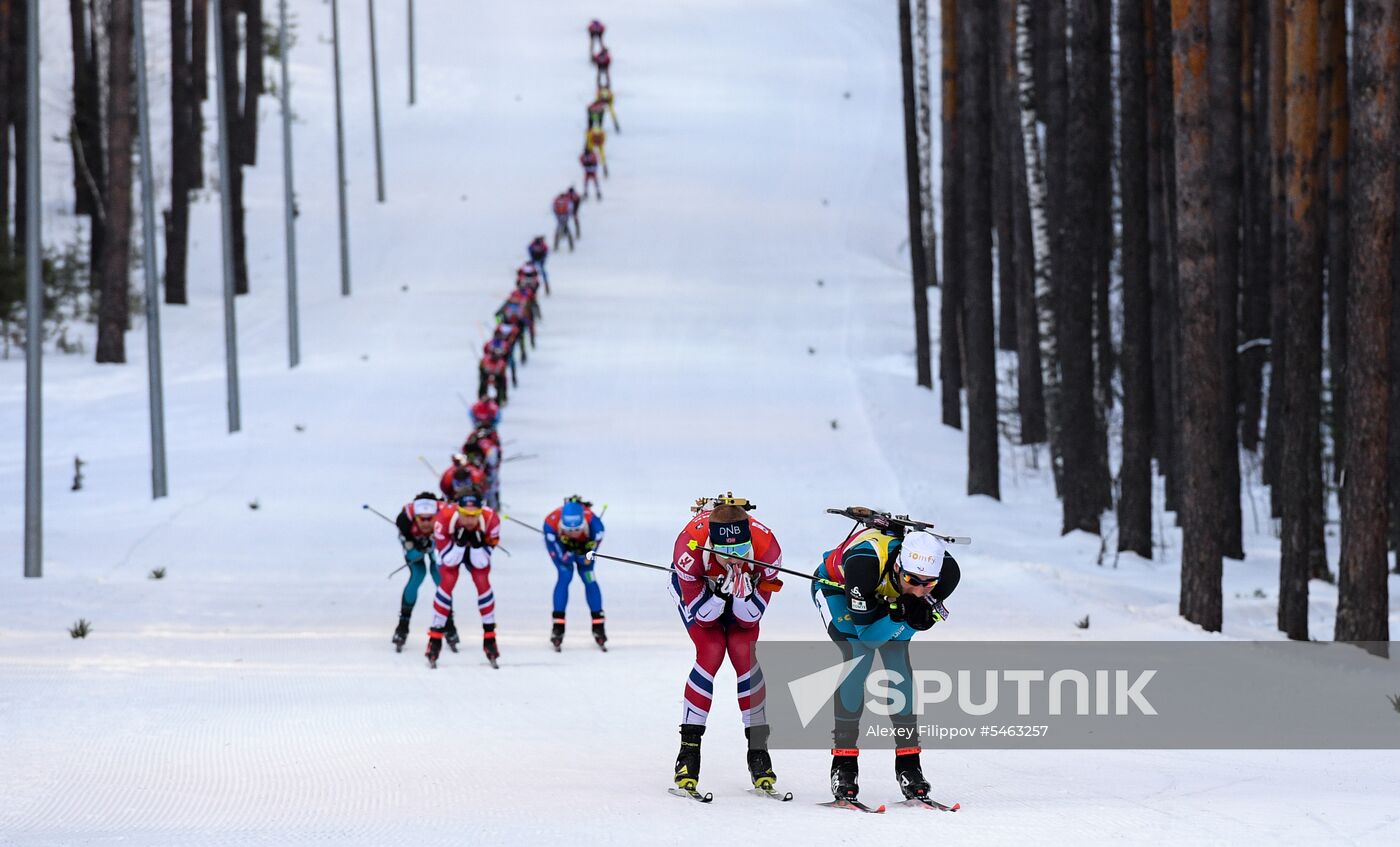 Biathlon World Cup 9. Men. Mass start