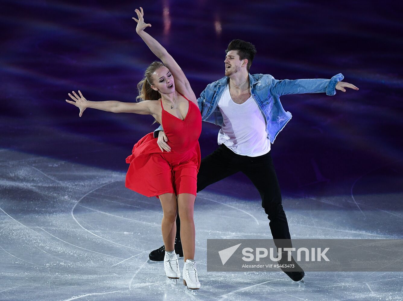 Figure skating. World Figure Skating Championships. Exhibition gala