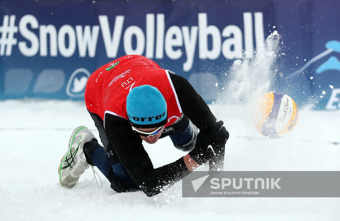 Snow Volleyball. European Championship