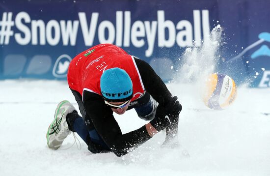 Snow Volleyball. European Championship