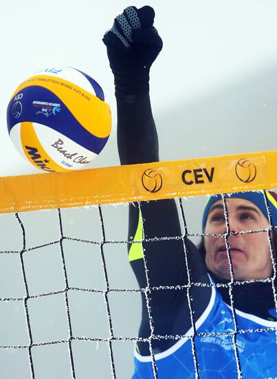 Snow Volleyball. European Championship