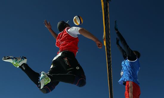Snow Volleyball. European Championship