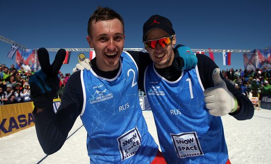 Snow Volleyball. European Championship