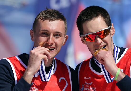 Snow Volleyball. European Championship