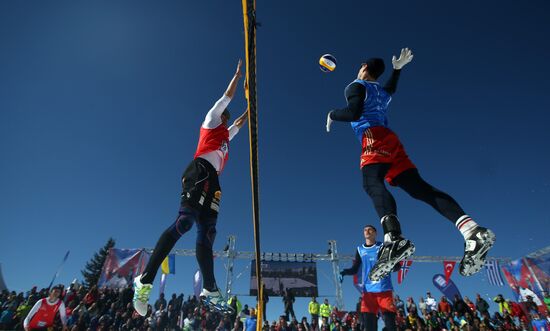 Snow Volleyball. European Championship