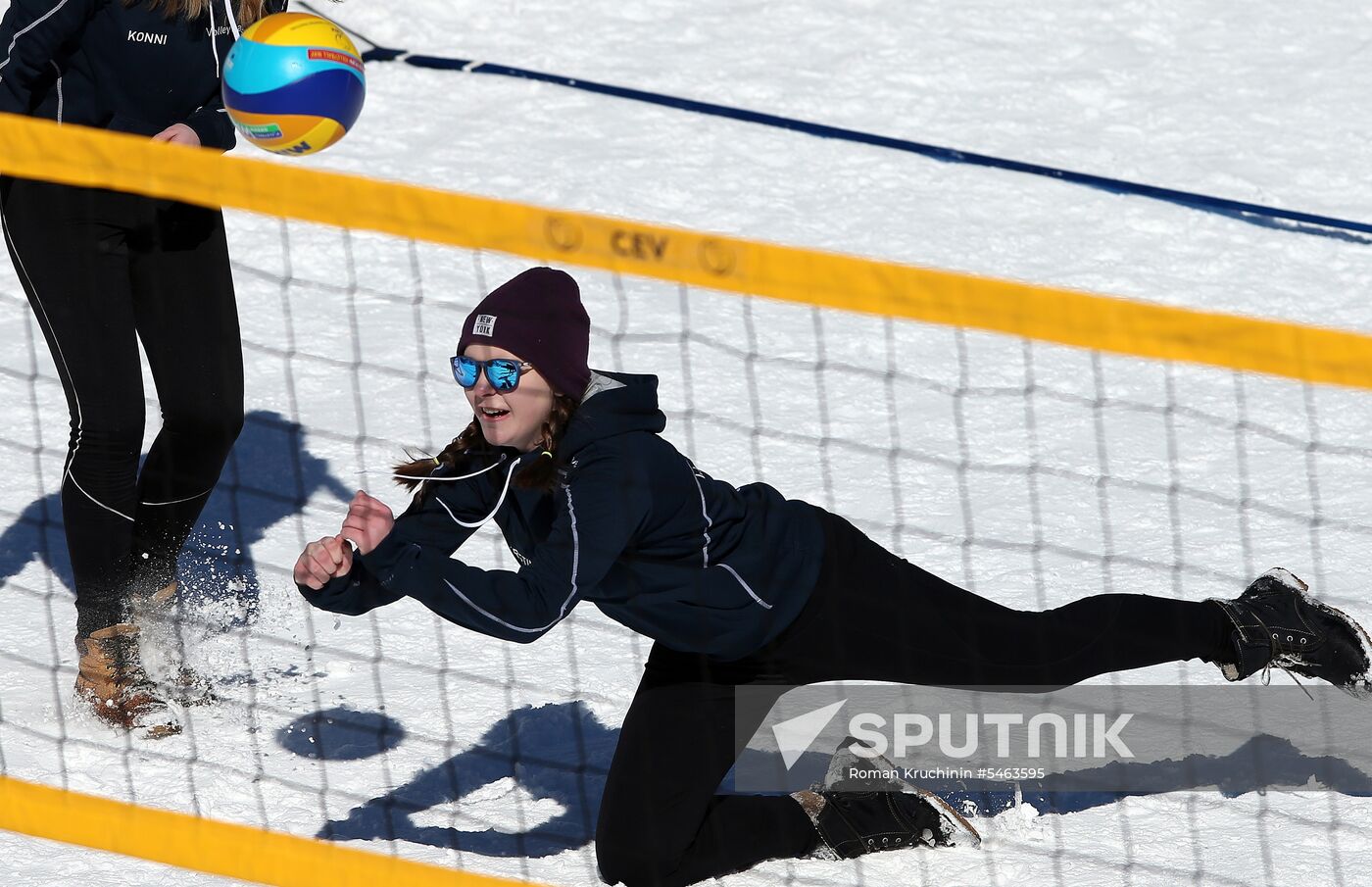 Snow Volleyball. European Championship