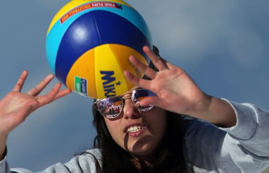 Snow Volleyball. European Championship
