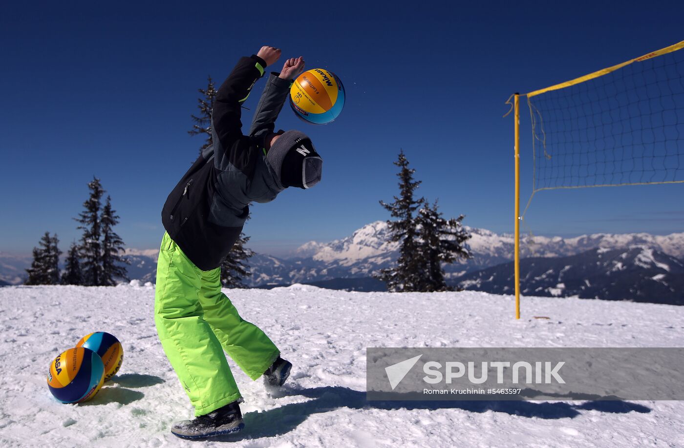 Snow Volleyball. European Championship