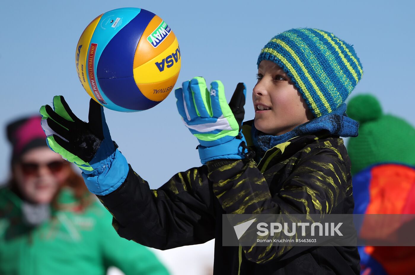 Snow Volleyball. European Championship