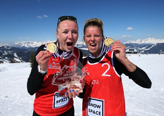 Snow Volleyball. European Championship