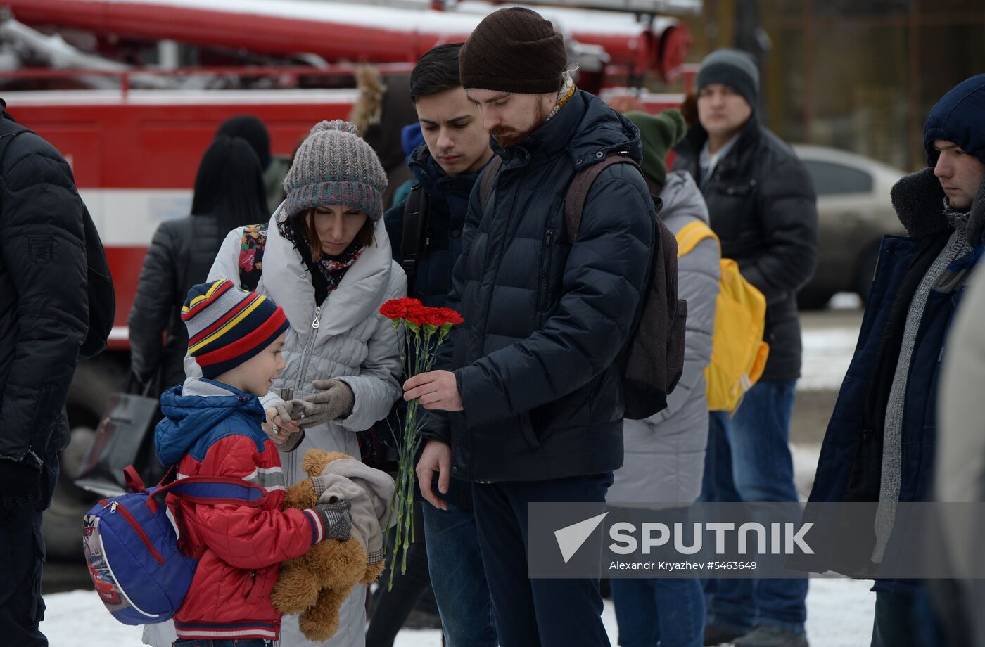 Fire at Zimnyaya Vishnya shopping mall in Kemerovo