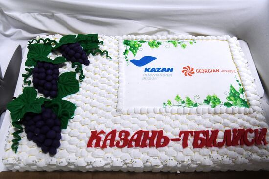Launch of Tbilisi-Kazan flight