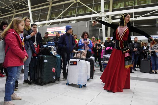 Launch of Tbilisi-Kazan flight