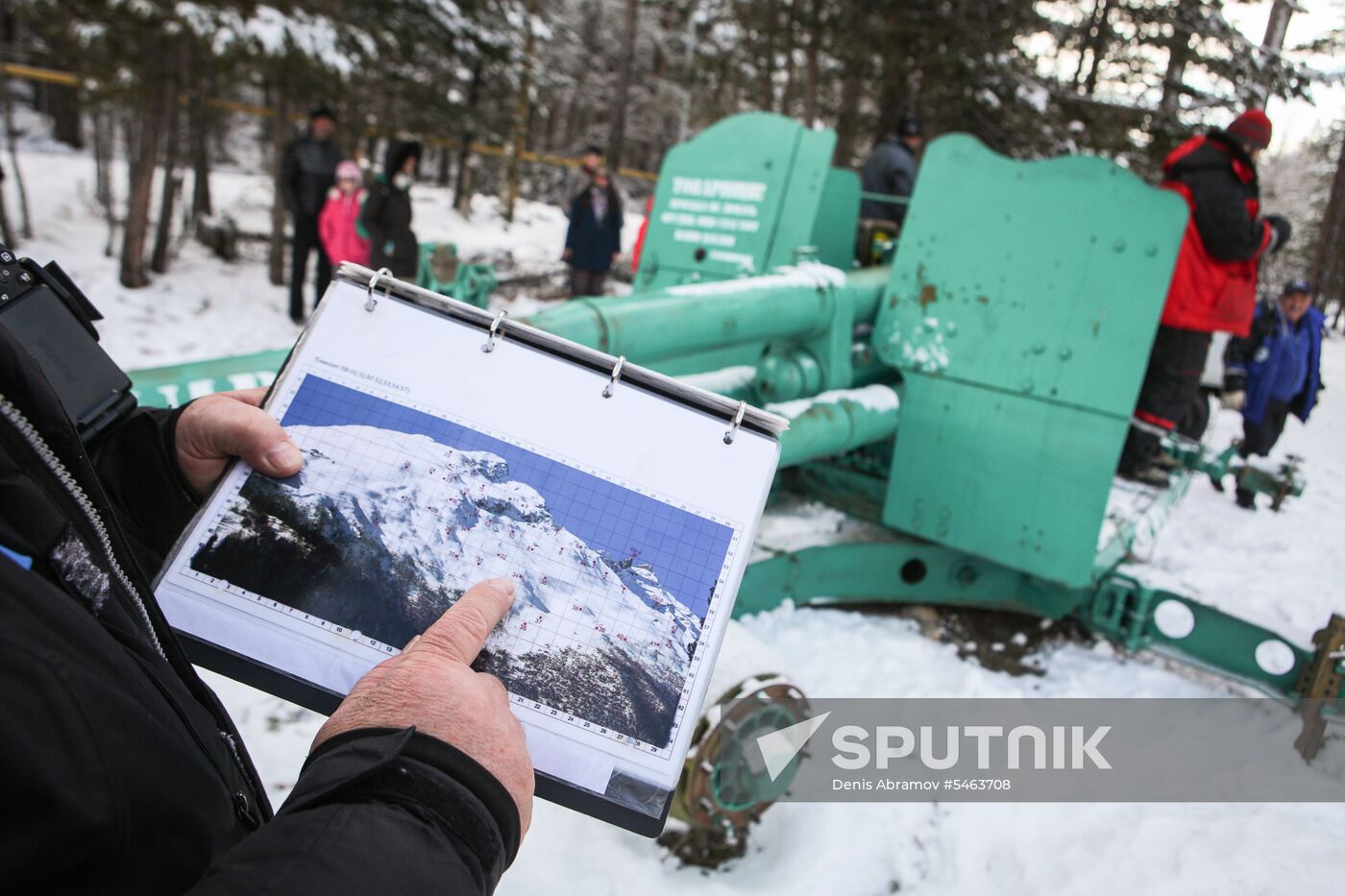 Mount Elbrus avalanche control unit