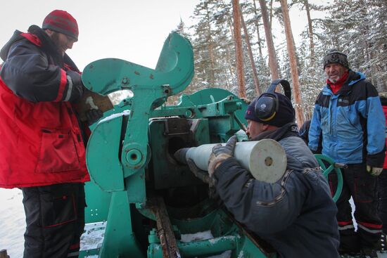 Mount Elbrus avalanche control unit