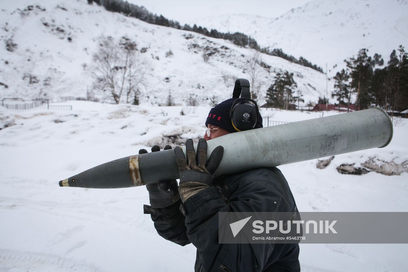 Mount Elbrus avalanche control unit