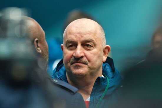 Football. Russian national team holds training session