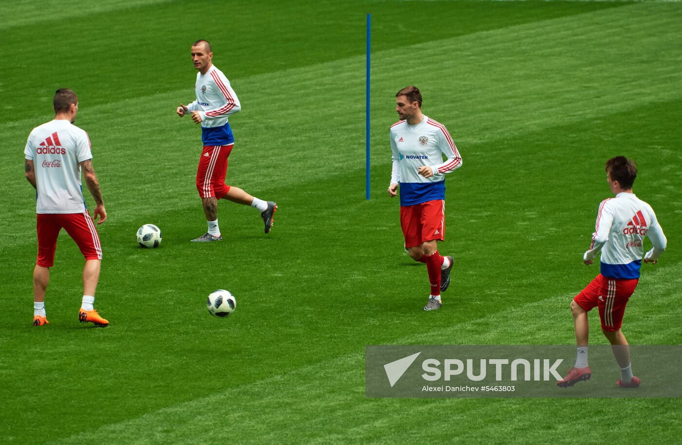 Football. Russian national team holds training session