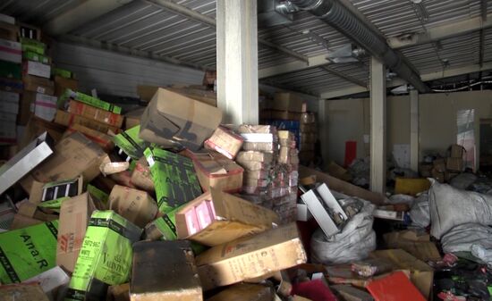 Aftermath of fire at Zimnyaya Vishnya shopping mall
