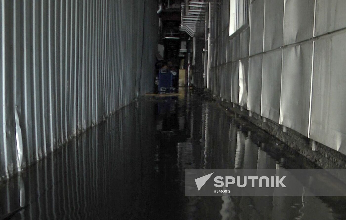 Aftermath of fire at Zimnyaya Vishnya shopping mall