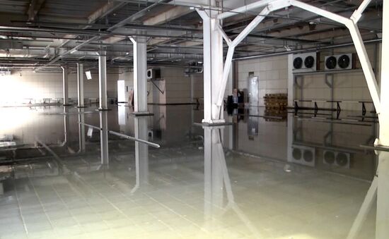 Aftermath of fire at Zimnyaya Vishnya shopping mall