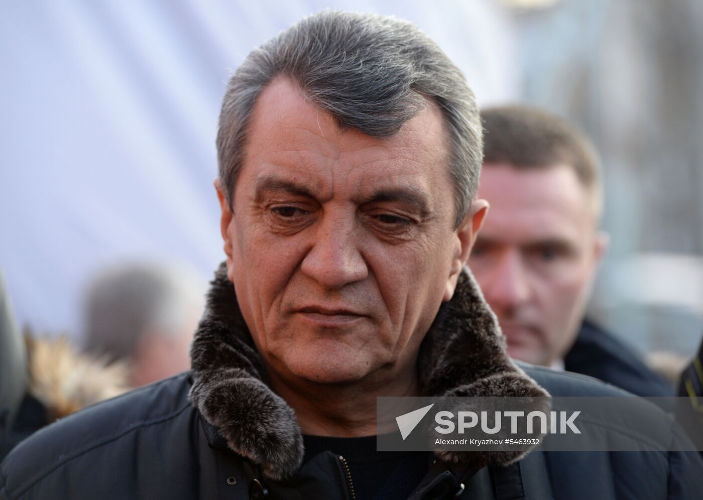 Aftermath of fire at Zimnyaya Vishnya shopping mall