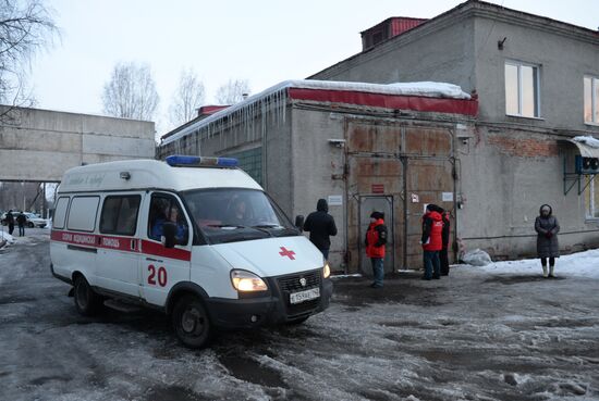 Aftermath of fire at Zimnyaya Vishnya shopping mall