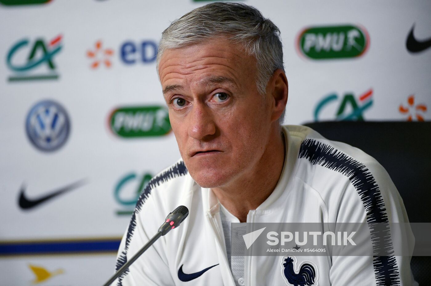 Football. French national team holds training session