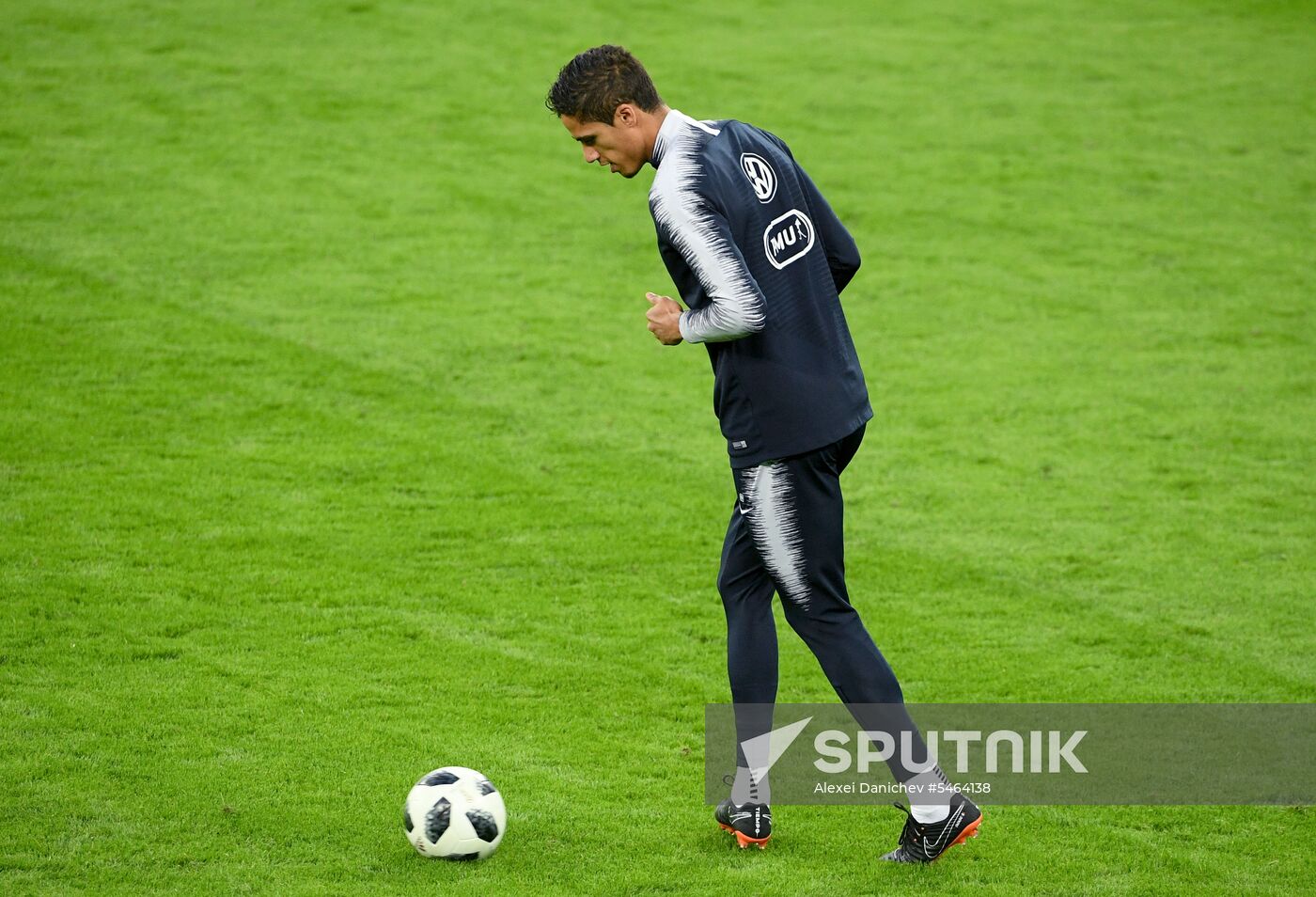 Football. French national team holds training session